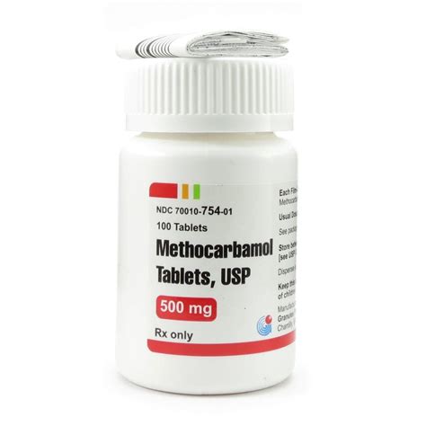 750 <b>mg</b> Tablets: 750 <b>mg</b> orally every 4 hours OR 1500 <b>mg</b> orally 3 times a day. . What is the street value of methocarbamol 500mg